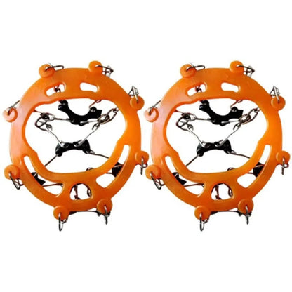 Outdoor Winter Hiking Crampons with Anti-Slip Ice Grippers for Boots