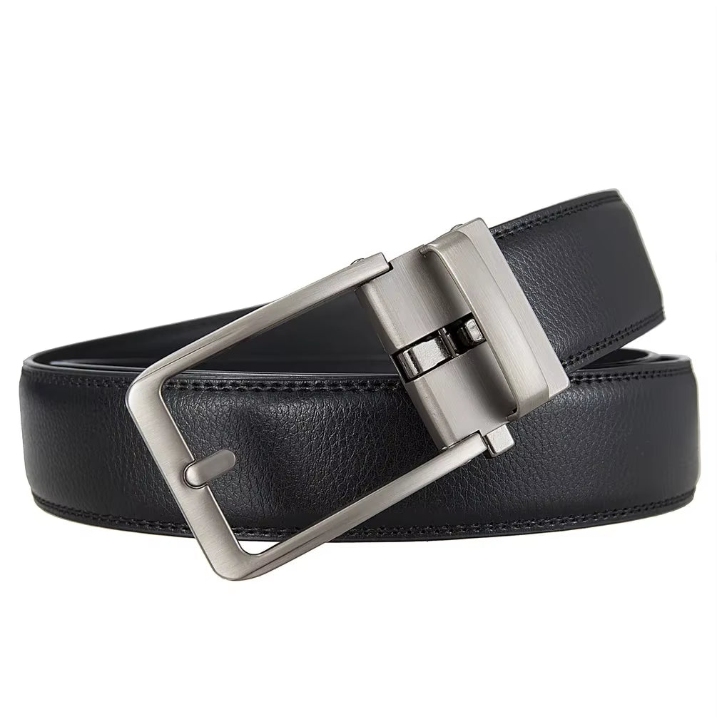 Click Belts for Men Luxury Brand Designer Fashion Automatic Buckle Genuine Leather Men'S Jeans High Quality Waist Male Strap